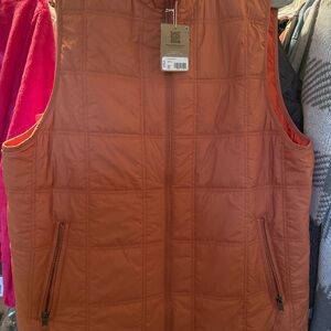 Patagonia Quilted Vest in Burnt Orange